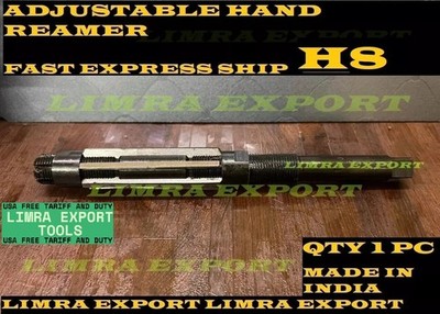 H8 Adjustable Hand Reamer H8 23/32 - 25/32'' (18.2 - 19.8mm) INDIA