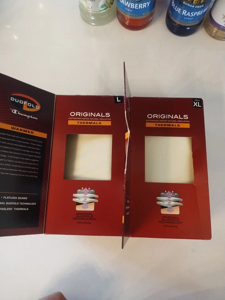 New Thermals Duofold by Champion Originals Men's Xl Shirt L Pants White Wicking - Image 2 of 3