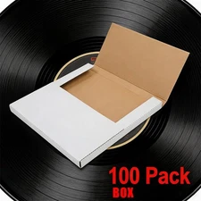 100Pcs Vinyl Record LP Shipping Mailing Boxes Record Mailers Album Paper BOX