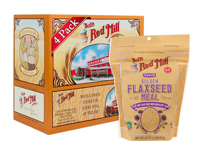 Golden Flaxseed Meal, 16Oz (Pack of 4) - Non GMO, Vegan, Paleo Friendly, Keto Fr