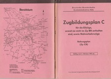 Zugbildungsplan C ZpCR Köln Winter 1972 digital