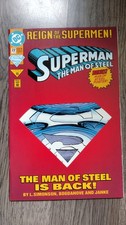 Superman: The Man of Steel 22: Die-Cut Cover And Man Of Steel Poster Vf