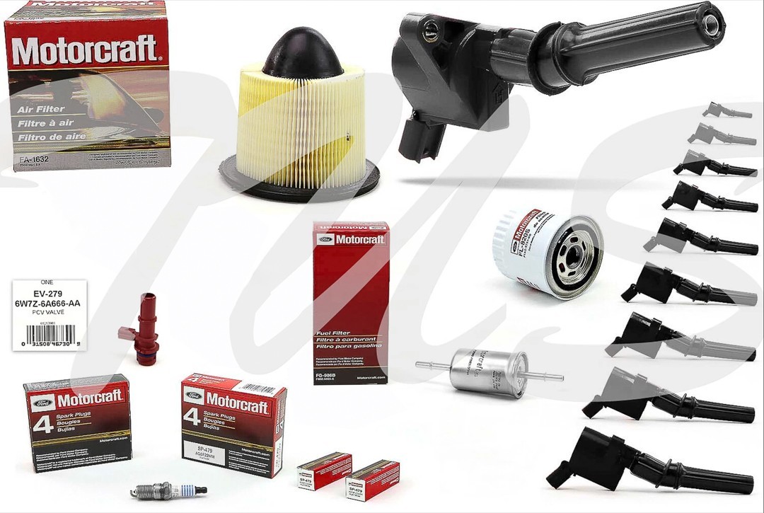 Tune Up Kit fits 2004 2005 2006 Ford E350 E450 V10 6.8L Ignition Coil DG508