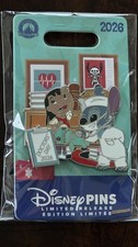 Disney's Lilo and Stitch 2026 Doctor's Day Pin Free Shipping 
