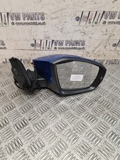 SKODA OCTAVIA MK3 DRIVER SIDE ELECTRIC WING MIRROR BLUE LF5W 2013-2016