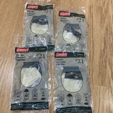 NOS COLEMAN LANTERN MANTLES #21 STRING TIE 4 PACKS OF 2 (8 MANTLES) 21A309T