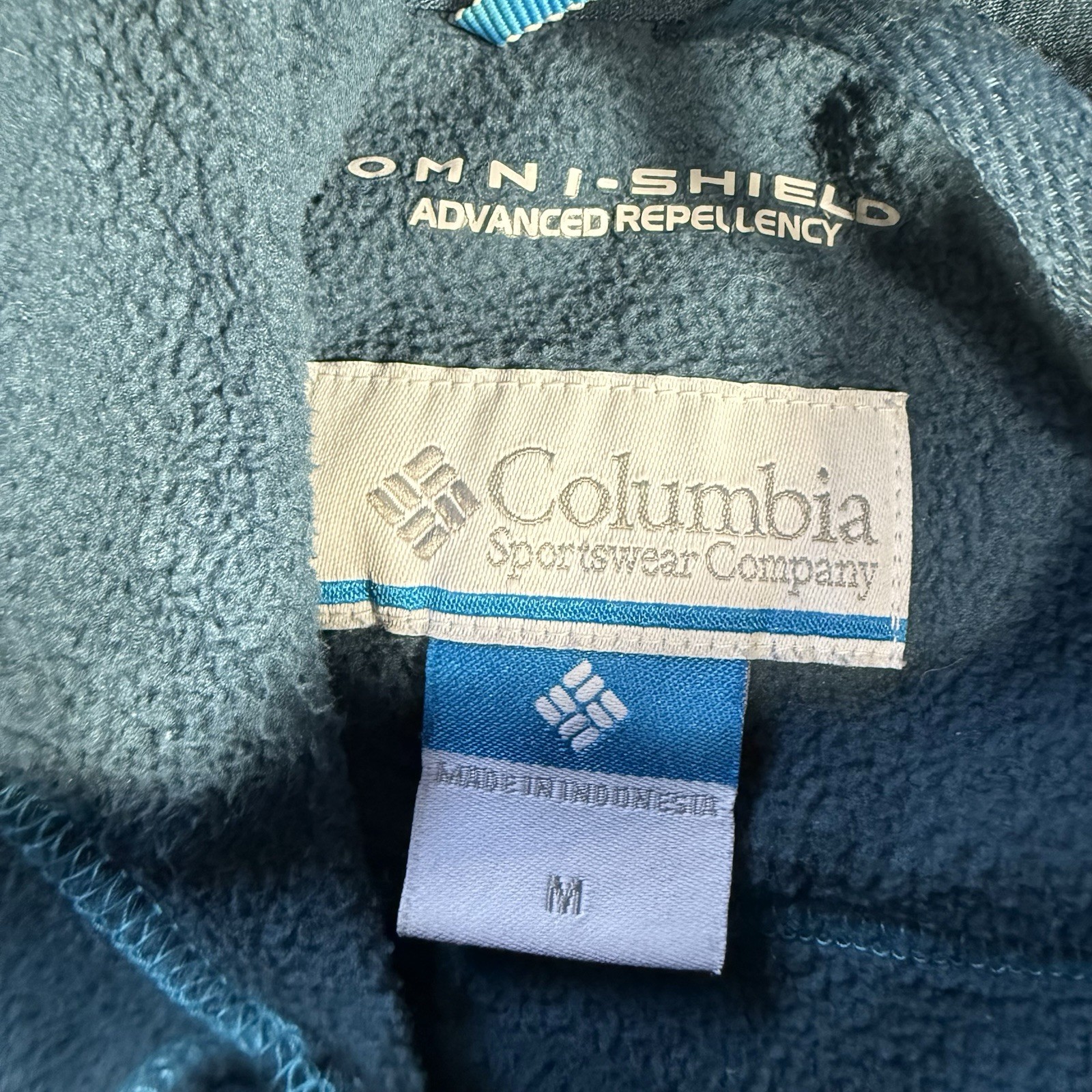 Columbia Womens Medium Jacket Softshell Blue Omni… - image 4
