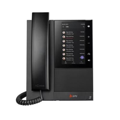 HP Poly 82Z79AA CCX 505 Business Media Phone for Microsoft Teams and PoE-enabled