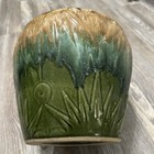 Vintage RRP Roseville Ohio Sunburst Sun & Moon Pottery Jardiniere Planter 9” — photo 2