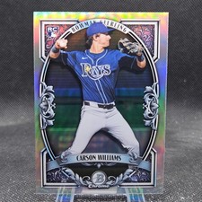 Carson Williams 2026 Bowman Baseball Bowman Sterling RC Tampa Bay Rays #BST-15
