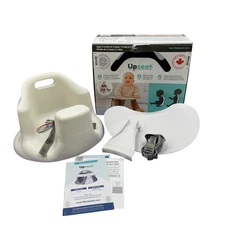 Upseat Baby Floor Seat Booster Chair with Removable Tray - Coconut #NO6359