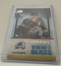 NATHAN MACKINNON 2021-22 Upper Deck Credentials View from the Glass