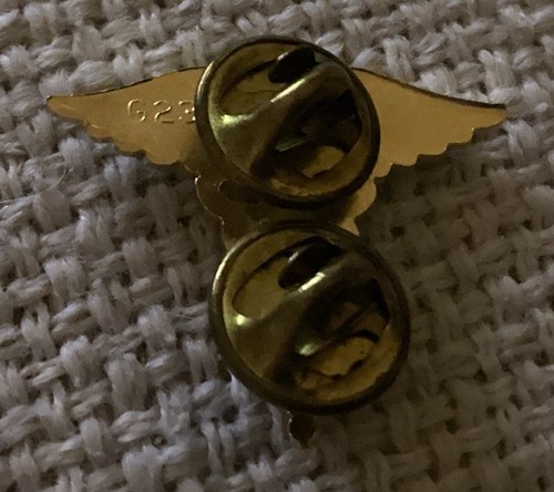 Army Officer's Collar Pin: Medical Specialist - c/b, G23, No Shine, One Only - Picture 6 of 6