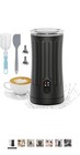 4-in-1 Electric Milk Frother & Warmer Under 10oz Under 500W 120V Black SS — photo 1