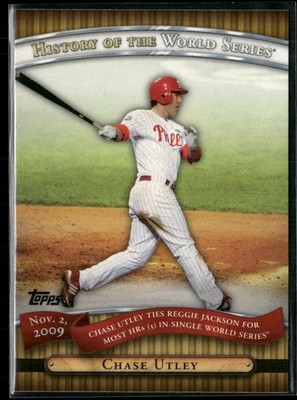 2010 Topps #HWS24 Chase Utley History of the World Series