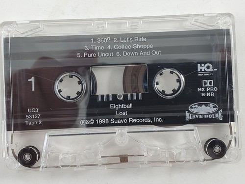 Eightball Lost 1 and 2 Cassette Tapes 1998 Suave Records Mystikal Busta Rhymes - Picture 5 of 12