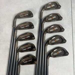 Set De Fers Ping Béryllium Cuivre Occasion - 8 Pièces (3I-6I, 8I, 9I, W, S) - Flex Acier