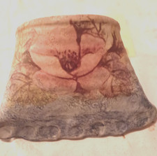 Italian blue and pink wall pocket