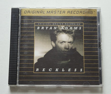 Bryan Adams - Reckless - Ultradisc USA 24kt Gold Plated CD - 1984 - UDCD 544