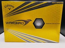 BRAND NEW 12 Pack Callaway Warbird "Designed For Distance" Golf Balls White