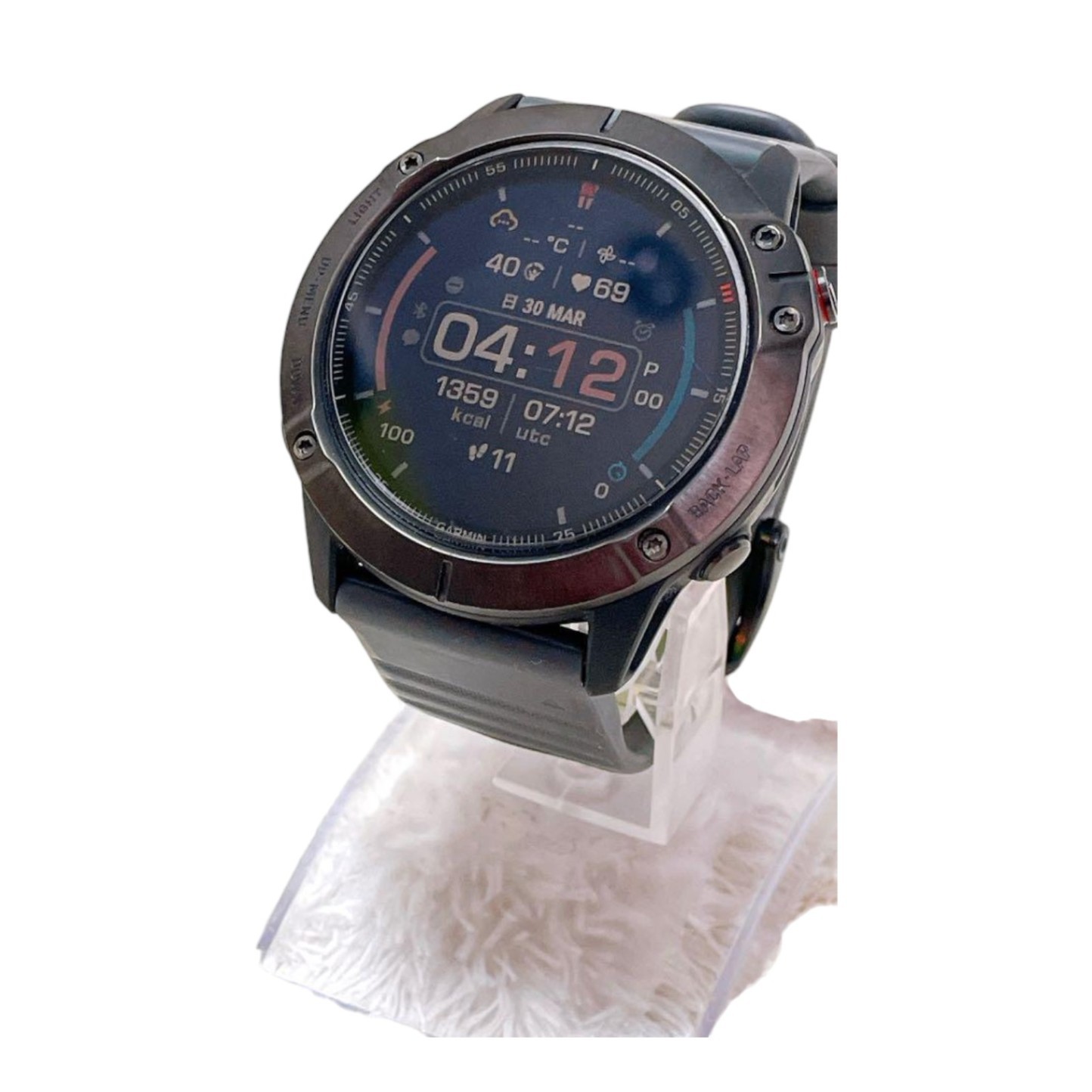 Garmin Fenix 6X Sapphire Smartwatch GPS Black - Used, Minor Scratches