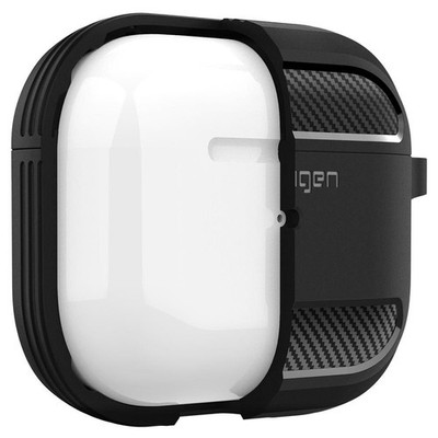 SPIGEN RUGGED ARMOR CASE FÜR APPLE AIRPODS 3 MATTSCHWARZ LEICHT UND LANGLEBIG