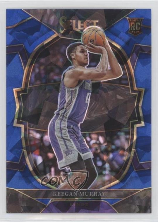 2022-23 Panini Select Concourse Blue Cracked Ice Prizm Keegan Murray #81 0y9e