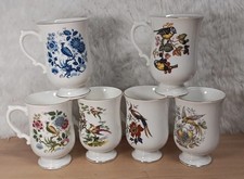 Set Of 6 Crown Staffordshire Bone China England Coffee Or Tea cup G177 
