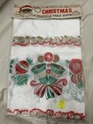 Lot of Various Vtg Christmas Items- Earrings, Cards, Ornaments, Plastic Tableclo — photo 8