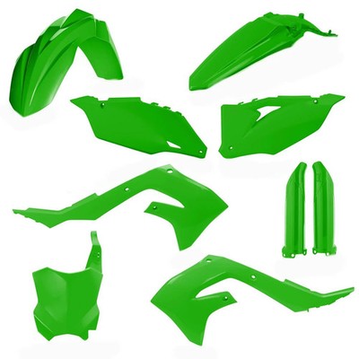 Acerbis Plastik-Kit Full-Kit Kawasaki KX 250F 21-, KX 450F 19-, Grün