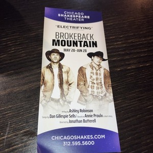 Brokeback Mountain Play With Music Pre Broadway Gay Homosexuality 2026 Chicago