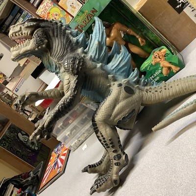 ゴジラ toho 1998 Godzilla パペット 1998 Toho Blue GODZILLA T-Rex Full Body Rubber Hand Puppet
