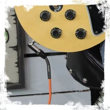 FAT TOAD 20 Foot Right Angle to Straight Guitar Instrument Cable