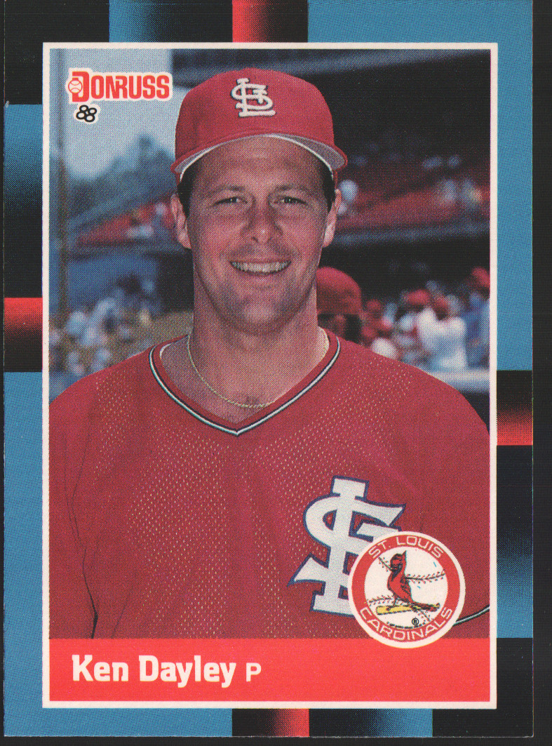 1988 Donruss Baseball #357a - Ken Dayley VAR - St. Louis Cardinals  88-715