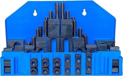 Hold Down Clamp Clamping Set Kit Bridgeport Mill (5/8'' Slot 1/2'' Stud)