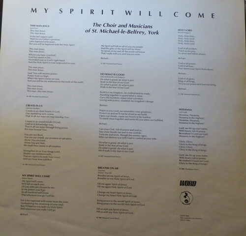 Sänger & Musiker von St. Michael-Le-Belfrey - Mein geistiger Wille - Bild 4 von 4