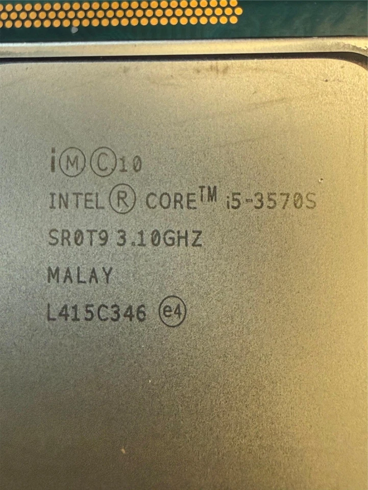 Intel Core i5-3570S SR0T9 3.10GHz Quad-Core CPU Processor LGA1155 - Image 2 of 2