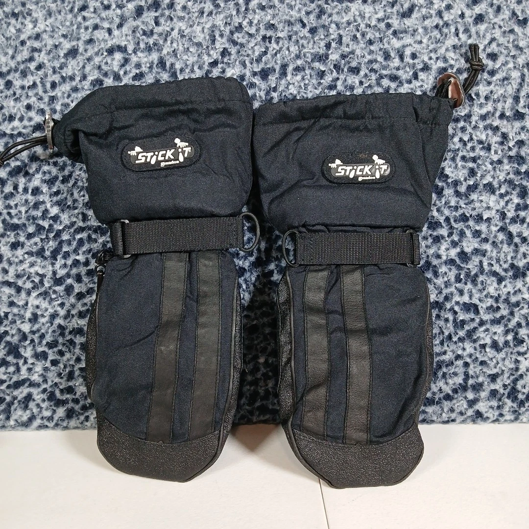 Grandoe GCS Winter Snow Mitten Gloves Women's S Stick Insulated Liner Black
