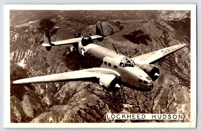 [46J16] Postcard RPPC Unused, Lockheed Hudson Navy Aircraft