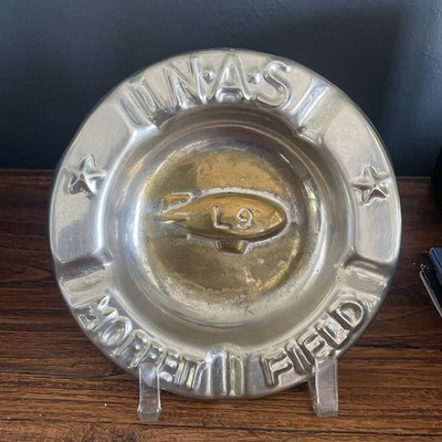 NAS Moffett Field Ashtray L9  Rigid Airship Dirigible Blimp US Navy Macon ZRS-5