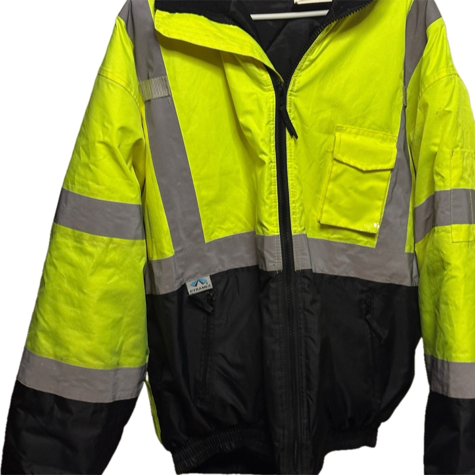 Pyramex RJ3210X2 Hi‑Vis Safety Jacket 2XL ANSI Class 3 Waterproof Bomber - second product detail image
