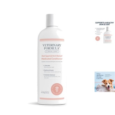 Veterinary-Approved Itch Relief Conditioner for Dogs & Cats   16oz Citrus Scent