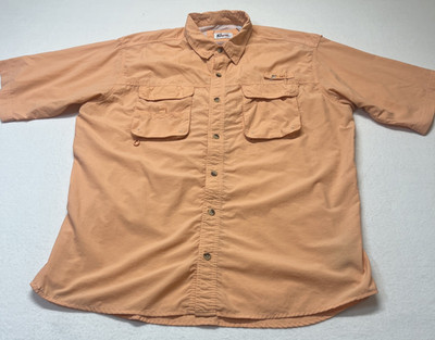 World Wide Sportsman Men's Performance Short Sleeve Fishing Shirt XL Sports