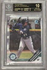 2019 Bowman Chrome Prospects Julio Rodriguez #BCP-33 BGS 10 BLACK LABEL RC POP 3