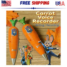 Zootopia Carrot Voice Recorder Pen Judy  Nick Zootropolis For Birthdays Kids