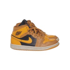 Nike Air Jordan, Sneaker, Größe: 40, 1 Mid Chutney Taxi, Braun/Schwarz/Gelb #dPA