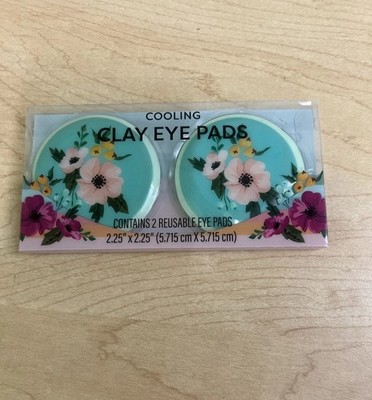 Cooling Eye Reusable Clay Gel Pads for Puffy Eyes & Dark Circles