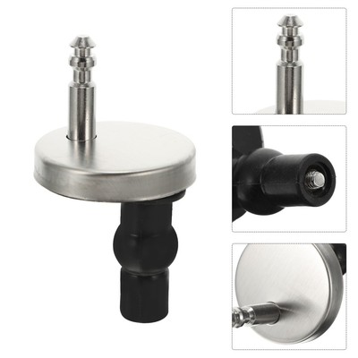  2 Pieces Quick Release Toilet Seat Hinges Accessories Replacement for Removable