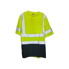 Golden Elephant Unisex Size Large High Visibility Work Reflective T-Shirt