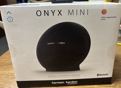 New Onyx Mini Portable Blue Tooth Speaker Black by Harman/Kardon NIB $199.99
